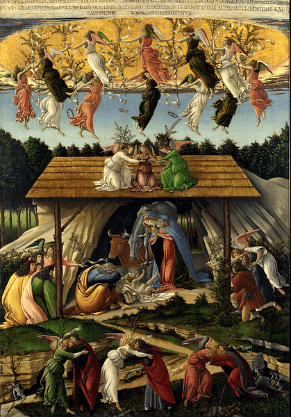 Mystic Nativity by Botticelli