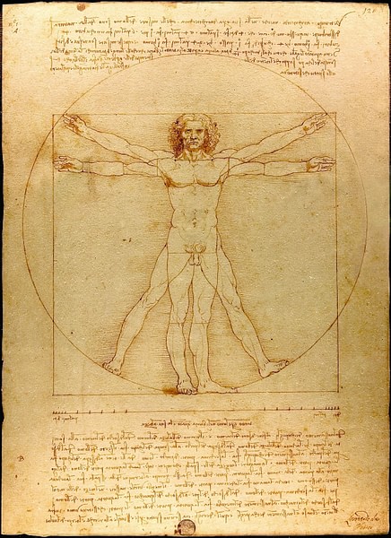 Vitruvius Adamı, Leonardo da Vinci