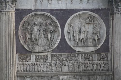 Detail, Arch of Constantine I