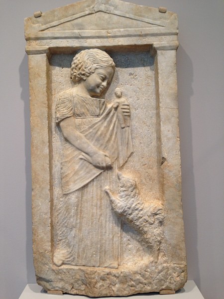 Grave Stele of a Young Girl, Melisto