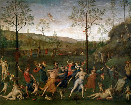 Battle Between Love & Chastity by Perugino