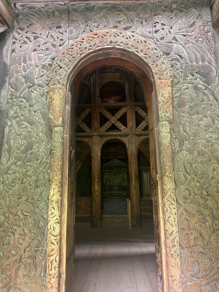 Entrance to Borgund Stave Church