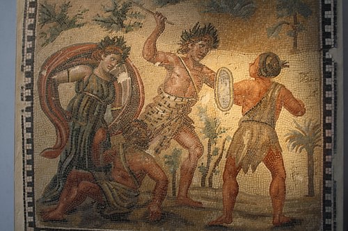 Dionysos, Roman Mosaic
