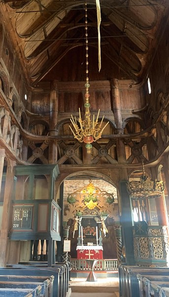 Interior - Lom Stave Church