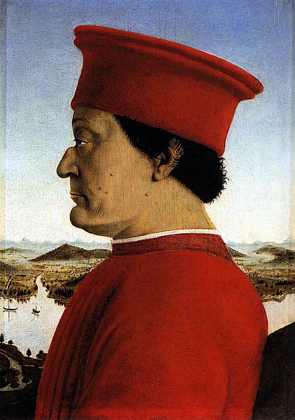 Federico da Montefeltro by Piero della Francesca