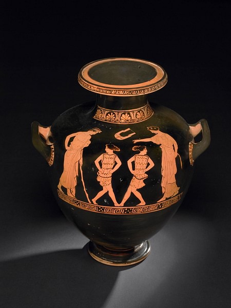 Red-figured Hydria - Dance Training Session (by The Trustees of The British Museum, CC BY-NC-SA)