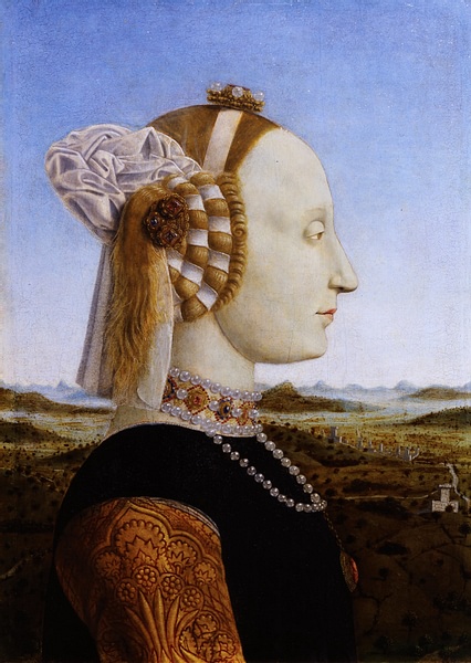 Battista Sforza by Piero della Francesca