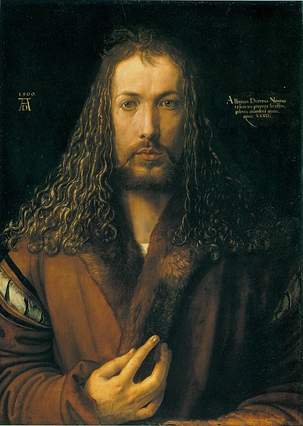 Albrecht Dürer Self-portrait (by Albrecht Durer, Public Domain)