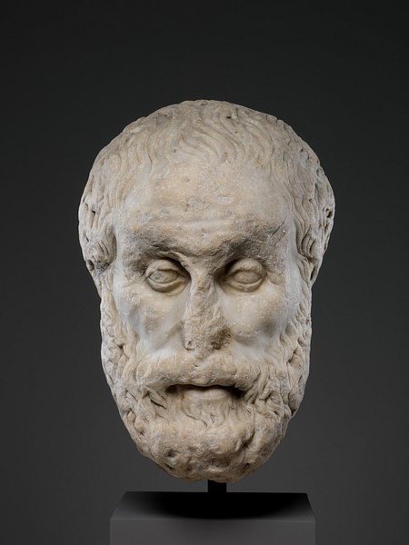 Marble Head of a Philosopher