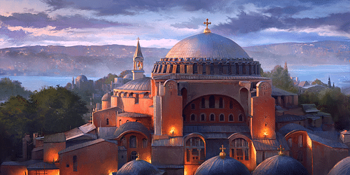 Painting of Hagia Sophia