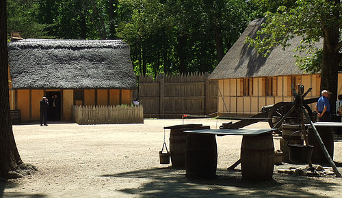 Jamestown Settlement - English Homes