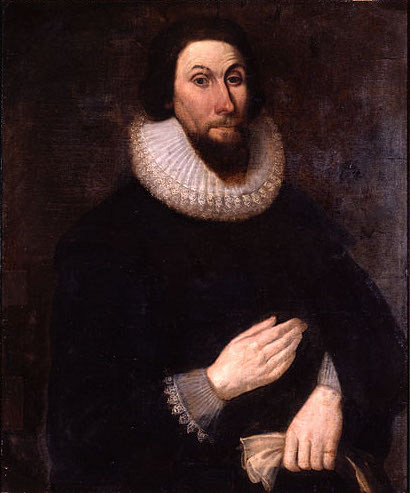 John Winthrop, Governor of Massachussets Bay Colony (by American Antiquarian Society, Public Domain)