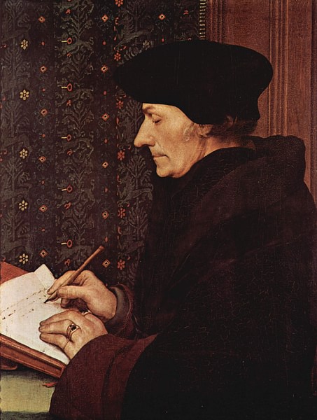 Erasmus by Hans Holbein (by The Yorck Project, Public Domain)