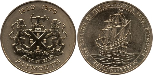 Mayflower Medal (by The Trustees of the British Museum, Copyright)