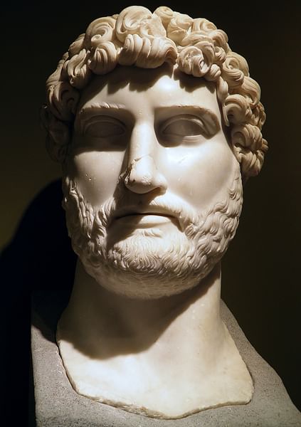 Colossal Marble Head of Hadrian from Sagalassos (by Carole Raddato, CC BY-SA)