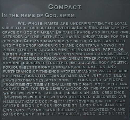 Mayflower Compact, Pilgrim Monument