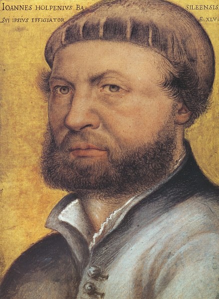 Portrait of Hans Holbein the Younger (by Hans Holbein the Younger, CC BY-NC-SA)