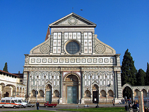 Santa Maria Novella, Florence by Alberti (by JoJan, CC BY-SA)