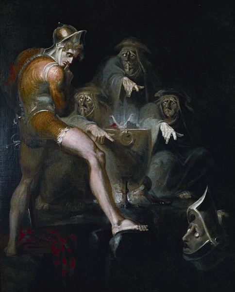 Macbeth Consulting the Vision of the Armed Head by Fuseli