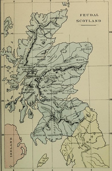 Map of Feudal Scotland