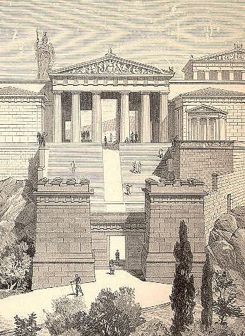 Athenian Propylaea Reconstruction