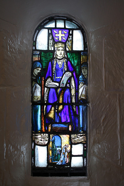 Saint Margaret of Scotland Stained Glass Window