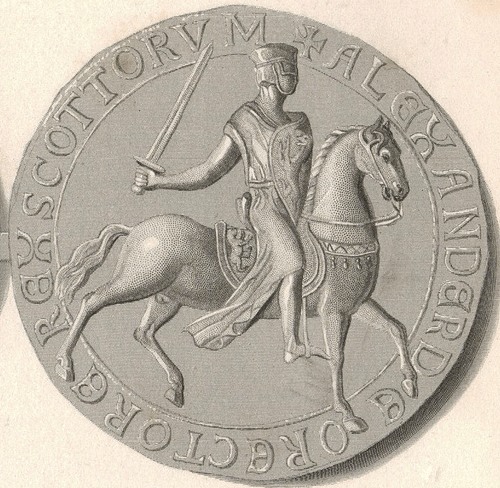 Reverse Side, Seal of Alexander II of Scotland