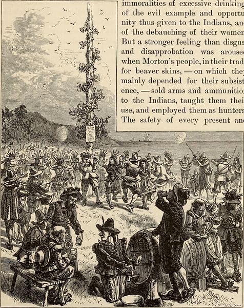 Festivities at Merrymount (by Internet Archive Book Images, Public Domain)