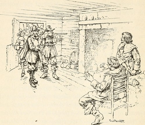 The Arrest of Thomas Morton (by Internet Archive Book Images, Public Domain)