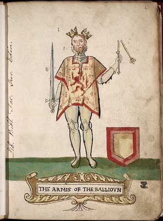John Balliol, King of Scotland (by Unknown Artist, Public Domain)