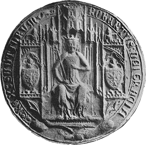 Seal of Robert II of Scotland (by Unknown Artist, Public Domain)
