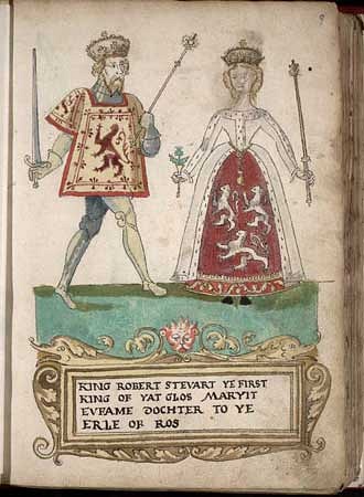 Robert II of Scotland & Queen Euphemia