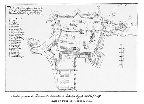 Plan of Fort St. George