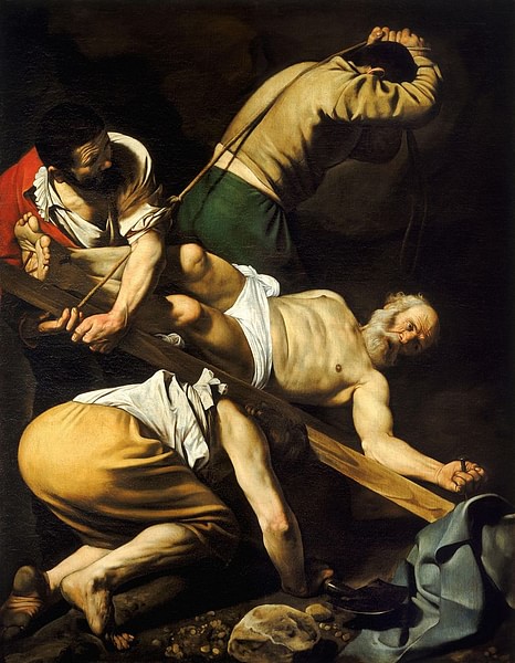 The Crucifixion of Saint Peter by Caravaggio