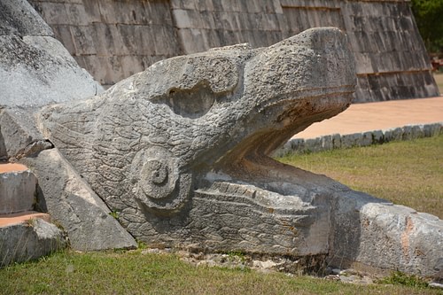 Kukulcan Sculpture, Chichen Itza (by Judson McCranie, CC BY-SA)
