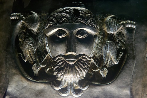 Celtic Deity, Gundestrup Cauldron (by Marie-Lan Nguyen, CC BY)