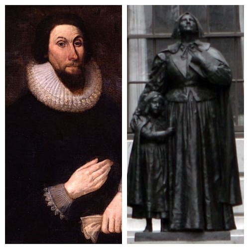 John Winthrop & Anne Hutchinson (by Multiple Authors, CC BY-NC-SA)
