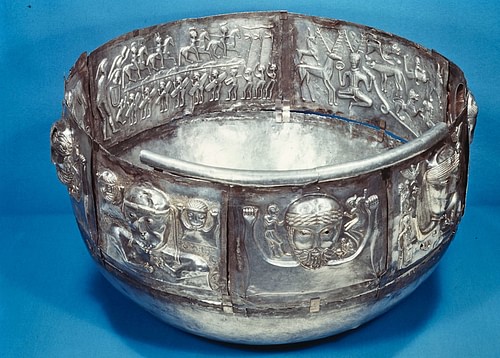 The Gundestrup Cauldron (by Nationalmuseet, Lennart Larsen, CC BY-SA)