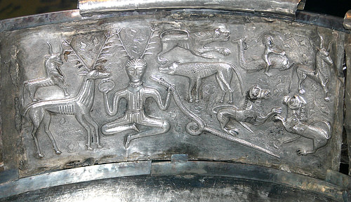 Horned-Figure Panel, Gundestrup Cauldron