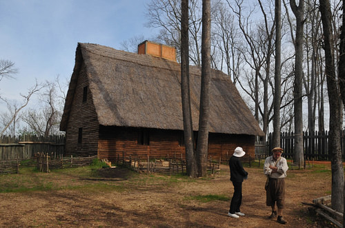 Reconstruction of a Colonist's Home, Henricus Colony