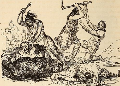 Jamestown Massacre, 1622 (by Internet Archive Book Images, Public Domain)