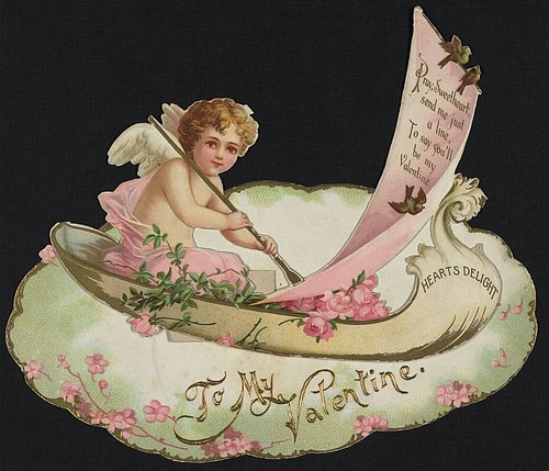 Valentine's Day Postcard (by Library of Congress, Public Domain)