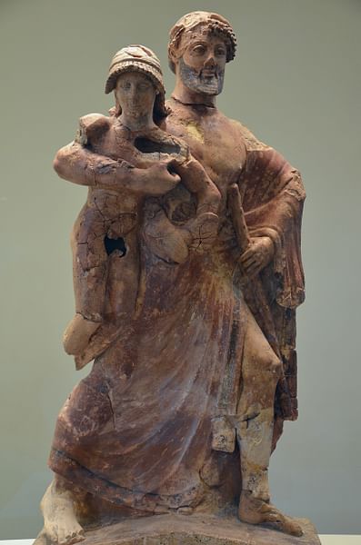 Ganymede 7 Mitolojiler.com Zeus carrying Ganymede