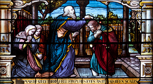Ananias Baptizes Saint Paul
