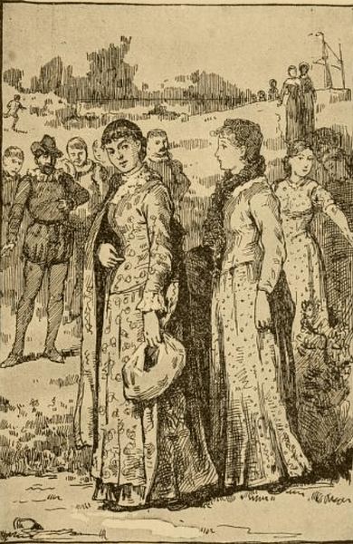 Jamestown Colonists Choosing Brides