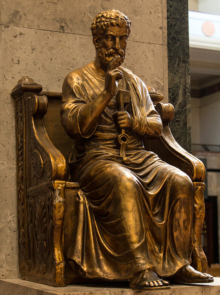 Saint Peter Enthroned (by Lawrence OP, CC BY-NC-ND)