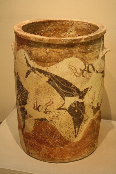 Dolphin Decorated Pithoi, Akrotiri