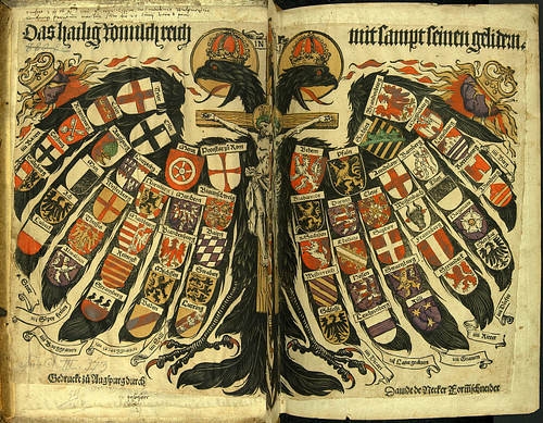 Quaternion Eagle of the Holy Roman Empire (by Jost de Negker, Public Domain)
