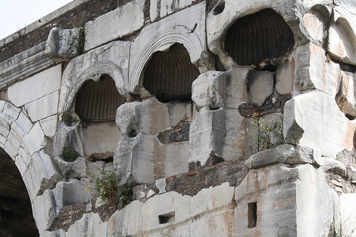 Detail, Arch of Janus, Rome