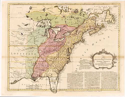 English & French Colonies in North America, 1758 CE